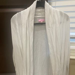 White cardigan Lily Pulitzer sweater